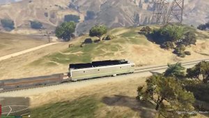 GTA 5 моды: Русский поезд в GTA 5 - Поезд из России!