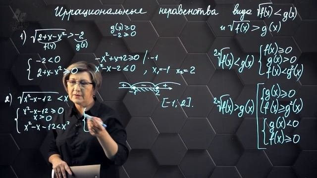 Иррациональные неравенства. Практическая часть. 4ч. 11 класс. (720p)