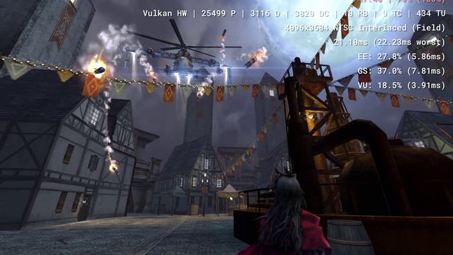 Final Fantasy VII: Dirge of Cerberus | Vulkan | PCSX2 1.7.2241 | 4K ( 6xIR )  60FPS PS2 PC Gameplay