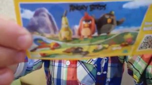 обзор киндер-сюрприз angry birds Глеб