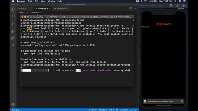 Lecture06 - Install react navigation dependencies смотреть онлайн