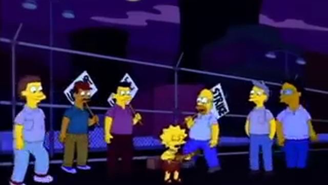 The Simpsons - Power Plant Strike смотреть онлайн