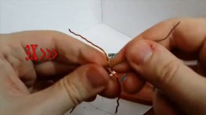 Лепка из пластилина. Делаем каркас из медной и стальной проволоки. Тест формат.  4.