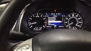 Nissan Murano oil maintenance reset