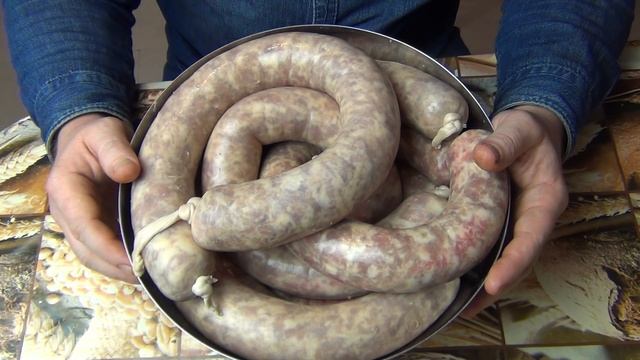Набивка, термообработка, копчение колбасы. Краковская. смотреть онлайн