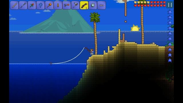 Как рыбачить в Terraria 1.2.4 Mobile (Android, IOS) смотреть онлайн