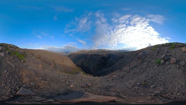 Каньон и 55-метровый водопад на притоке р. Хихикаль смотреть онлайн