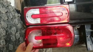 Задние фонари для ЛуАЗа от УАЗа в стиле Гелентвагена