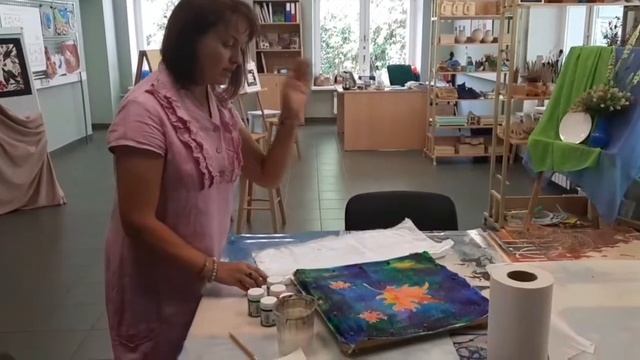 Утро мастера: "Эксперимент в новой технике росписи"