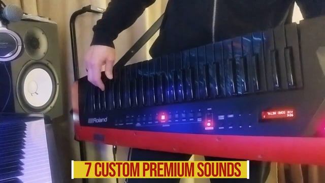 Roland Ax Edge - 7 Hard Rock Heavy Metal Demo Sounds - Premium Custom Tones - Roland Ax Edge Keytar смотреть онлайн