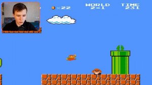 СЫГРАЛ В МАРИО СПУСТЯ 10 ЛЕТ.СМЕШНЫЕ МОМЕНТЫ В SUPER MARIO BROS 1985.-vladPay