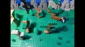 Лего майнкрафт -Деревня в пустыне