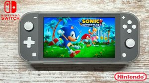 SONIC SUPERSTARS Nintendo Switch Lite Gameplay