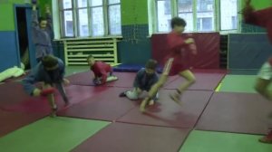 САМБО: Игра "Кегли"