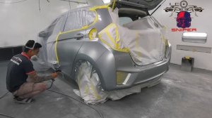 honda jazz repaint