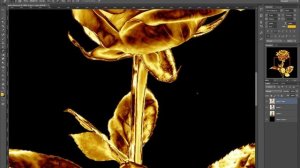 Золотой эффект в Photoshop