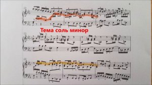 И. С. Бах - Фуга до минор, ХТК, том 1