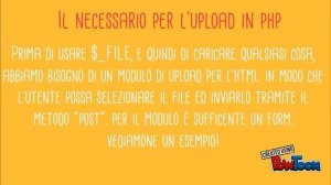 PHP l'upload di file su server