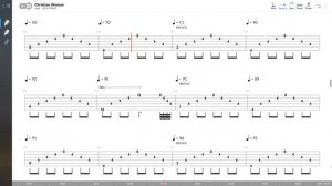 Type O Negative - Christian Woman (LEAD GUITAR TAB PLAY ALONG)