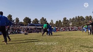 ЗОХИД ПОЛВОН ХОРАЗМ АЛИШЕР ЙАНА КАЙТА КУРАШДИ СУРХОНДАРË ЖАРКУРГОНДА КАТТА КУРАШ БУЛДИ 2021.10.14