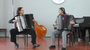 А.Шалаев "Волжские припевки" Дуэт: Екатерина Воробьёва (аккордеон) и Адалина Виллер (баян)