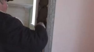 Обучающее видео. Откос межкомнатных дверей для новичков. Откос с нуля