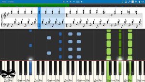 Увезу тебя я в тундру (на пианино Synthesia cover) Ноты и MIDI