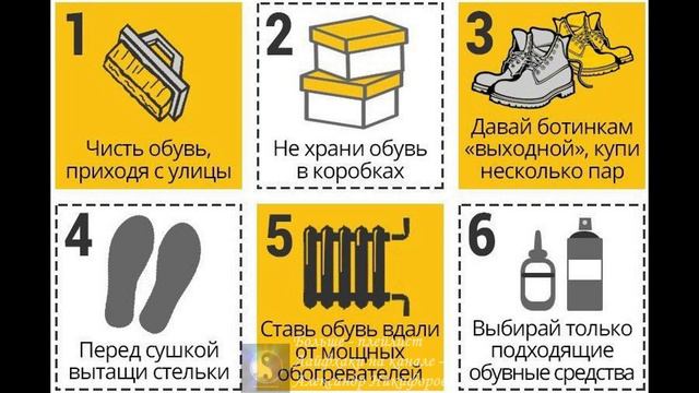 Лайфхак. 6 правил ухода за обувью.