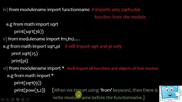 Python Class-12 Using Python Libraries Part-1