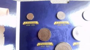 Альбом для монет Николая 2! Альбом для медных и серебряных монет Николая 2!