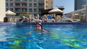 Бассейн на крыше небоскрёба Марина Библос Дубай 2020