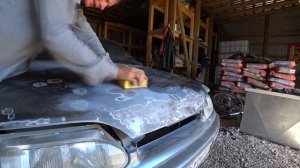 Как убрать |отремонтировать| сколы и перекрасить капот на авто ВАЗ 2114 Чем обработать ржавые сколы