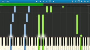 Мачете - Нежность (на пианино Synthesia)