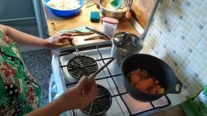 Реанимация печенницы.Вкусный обед будет.