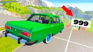 КТО ДАЛЬШЕ ПРЫГНЕТ ЧЕЛЛЕНДЖ! ЧАСТЬ 8 ПРЫЖКИ НА ЭПИЧНЫХ РУССКИХ МАШИНАХ В BeamNG.drive