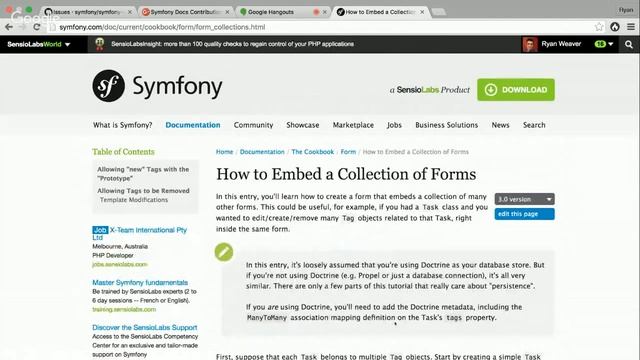 Symfony Docs Contribution Workshop смотреть онлайн