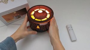 Ароматический диффузор увлажнитель воздуха Вулкан с подсветкой (Volcano humidifier)