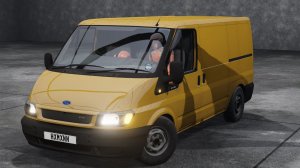 Необычный краш-тест Ford Transit T300 с манекенами в BeamNG.drive