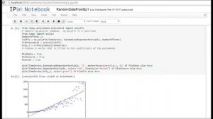 Random Data in Notebook for Python and iPython