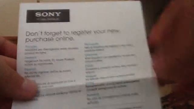 Распаковка наушников Sony MDR-XB400 смотреть онлайн