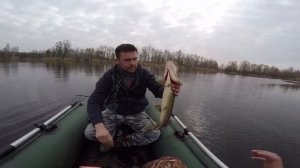 Ловля щуки на живца, рыбалка на кружки, кружки с якорями. Pike Fishing