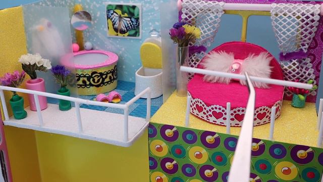 🤫 Do-it-yourself cardboard house. For dolls. ✌ смотреть онлайн