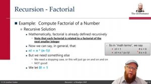 Recursion - a Paradigm Shift