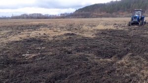Сани приготовили к лету?Дискуем целину под посев травы. Проводим эксперимент.