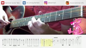 Henry Mancini – The Pink Panther Theme. Guitar Cover. +Tabs.