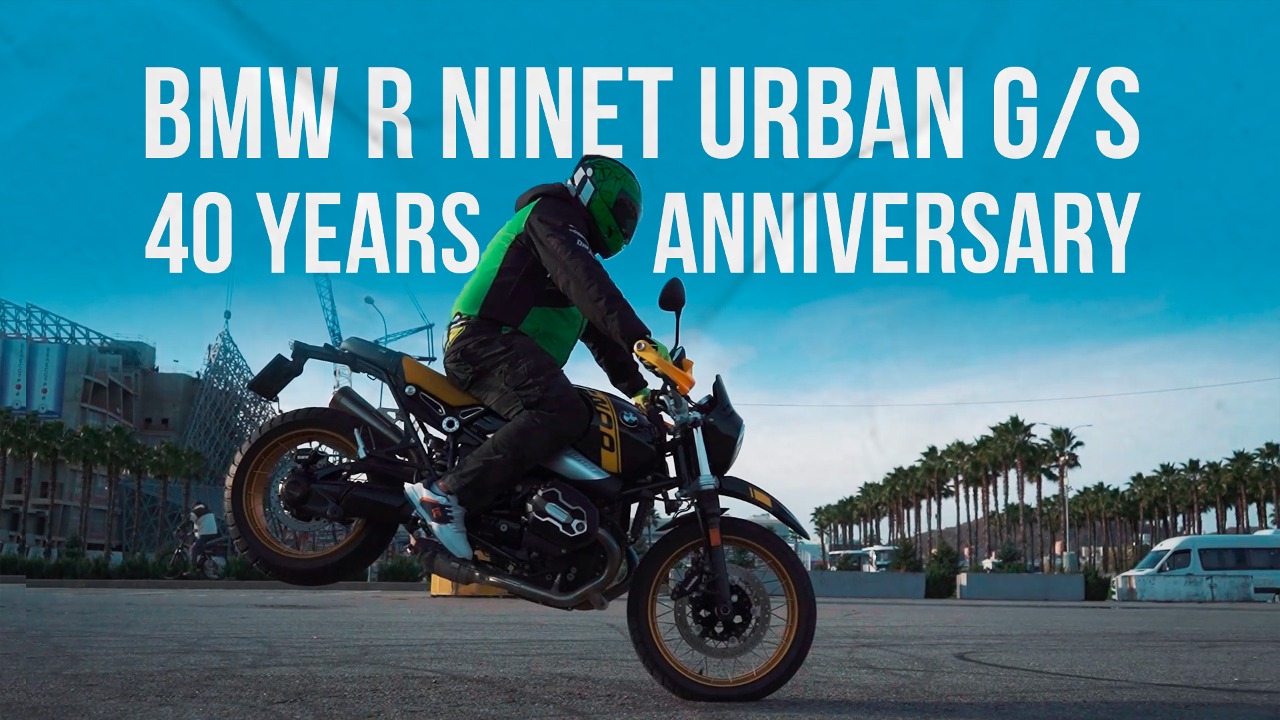 BMW R nineT Urban GS 40 Years Anniversary в руках прорайдера
