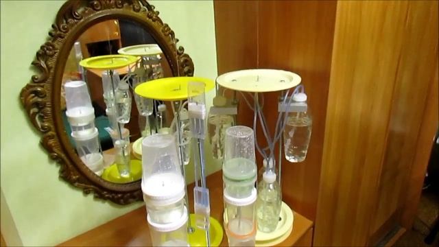 Фонтан Герона своими руками. 5 вариантов конструкции.