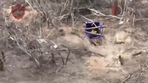 Работа Российского дрона.