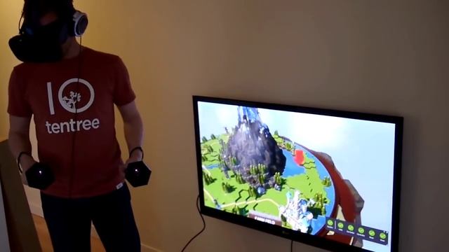 Charm Games Plays Skyworld - HTC Vive Gameplay смотреть онлайн