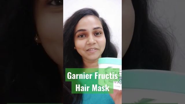 Hairmask ? Shiny Hair ? Aloevera ? Haircare@GarnierIndia #haircare #shorts #garnier #hairmask